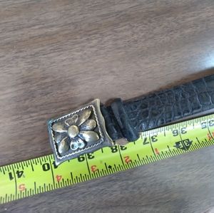 Gator Styled leather Belt